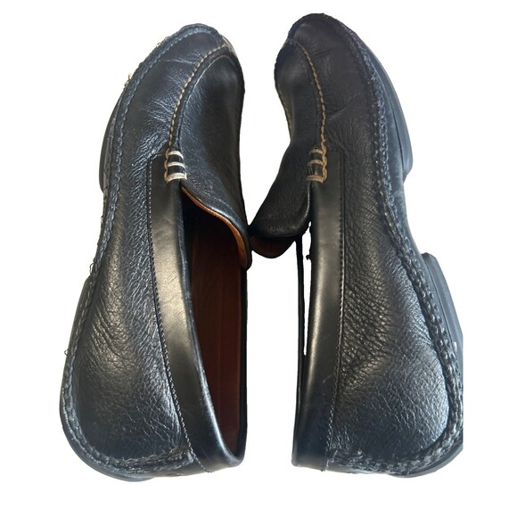 HS Trask Mens 10.5M Black Vibram Loafers Driving Moccasins Leather Preppy Shoe main image 12